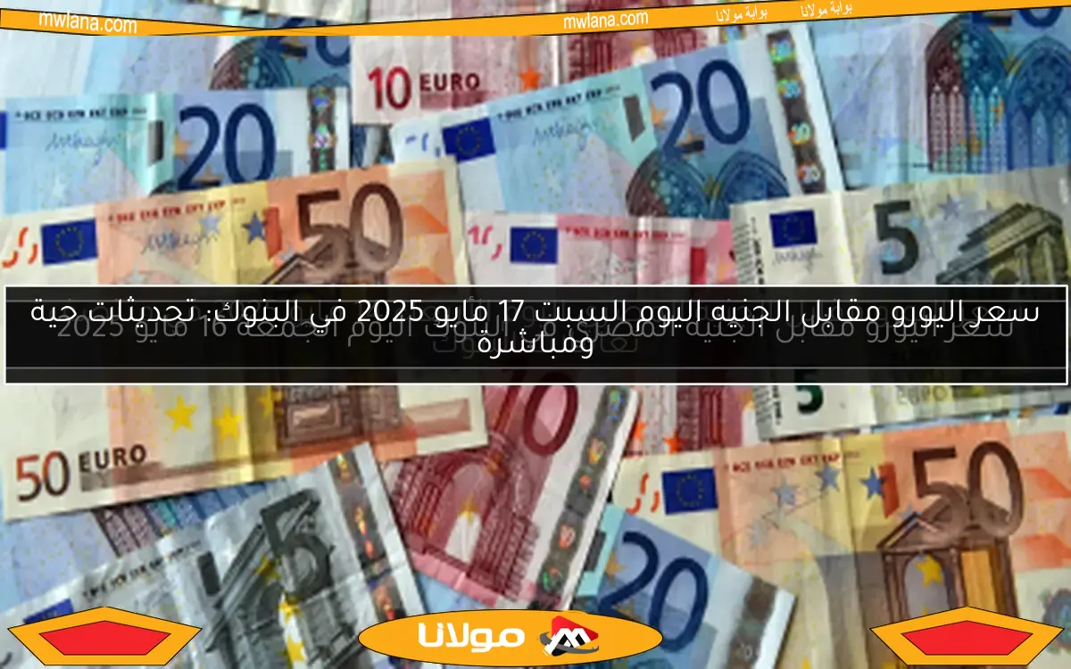 تقرير اليوم السبت 12 أبريل 2025 حول سعر صرف اليورو مقابل الجنيه في البنوك