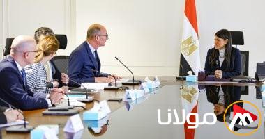 وزيرة التخطيط تناقش مع نائب رئيس البنك الأوروبي آثار التطورات الاقتصادية العالمية