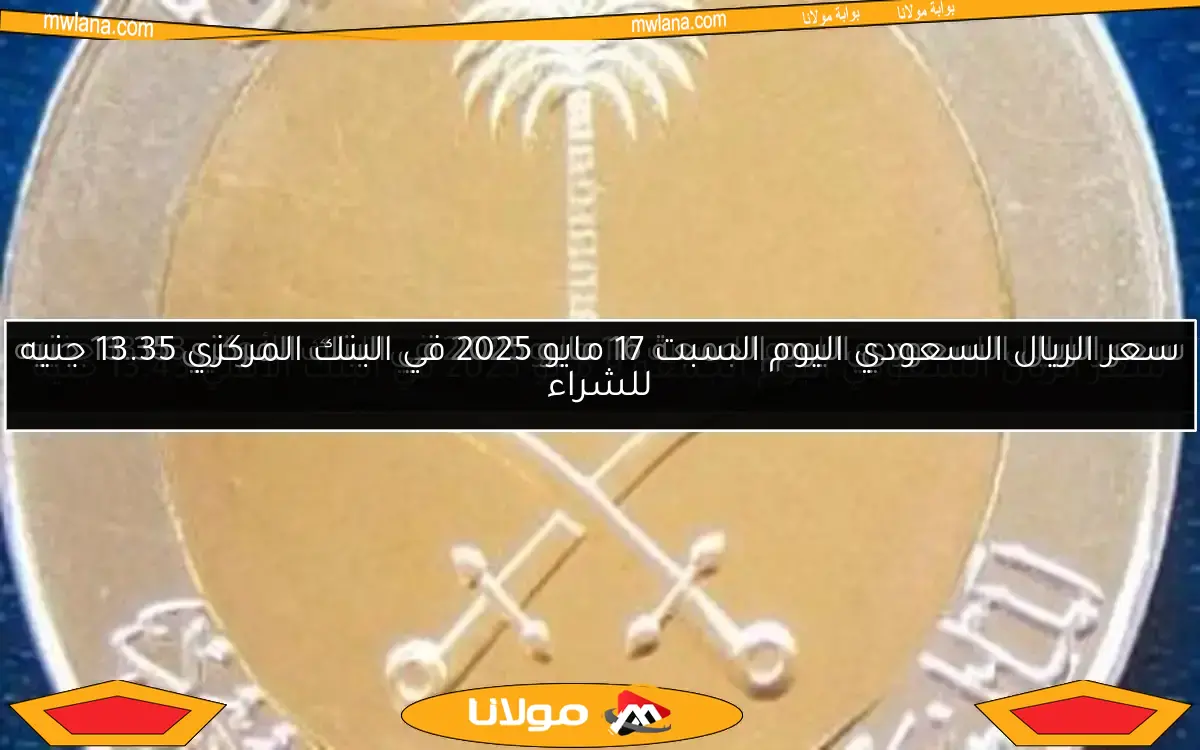 سعر الريال السعودي اليوم الجمعة 9 مايو 2025 في البنك الأهلي 13.43 جنيه