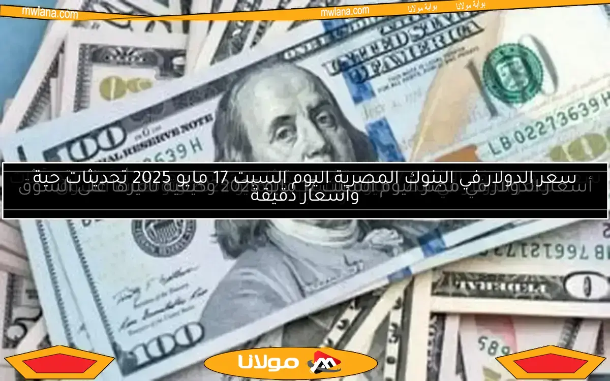 تحديثات أسعار الدولار في البنوك المصرية اليوم الاثنين 12 مايو 2025