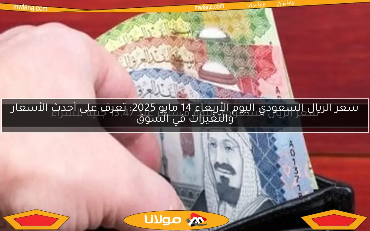 سعر الريال السعودي اليوم مستقر عند 13.47 جنيه للشراء