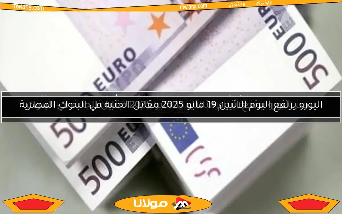 سعر اليورو اليوم الثلاثاء 6 مايو 2025 واستقراره أمام الجنيه في منتصف التعاملات