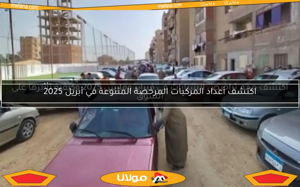 اكتشف حجم تراخيص السيارات في فبراير ومارس 2025 وكيفية تأثيرها على السوق