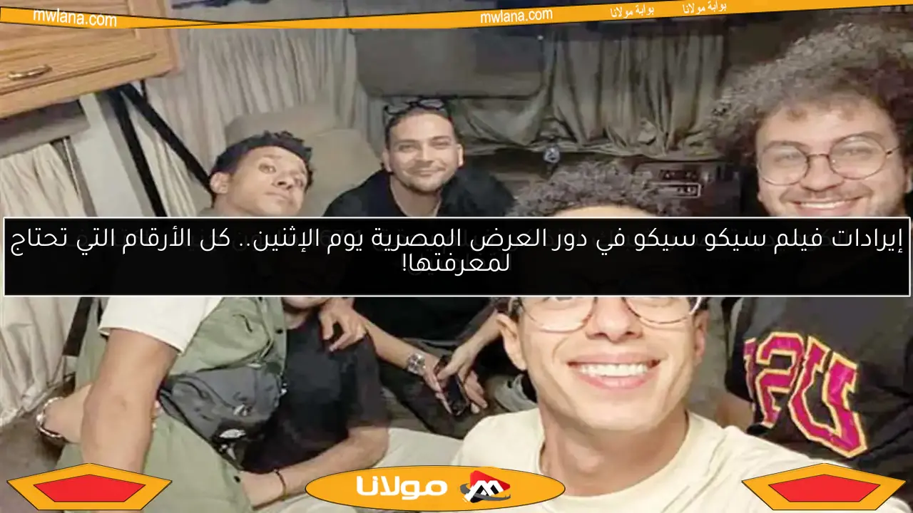 إيرادات فيلم سيكو سيكو في دور العرض المصرية يوم الإثنين.. كل الأرقام التي تحتاج لمعرفتها!