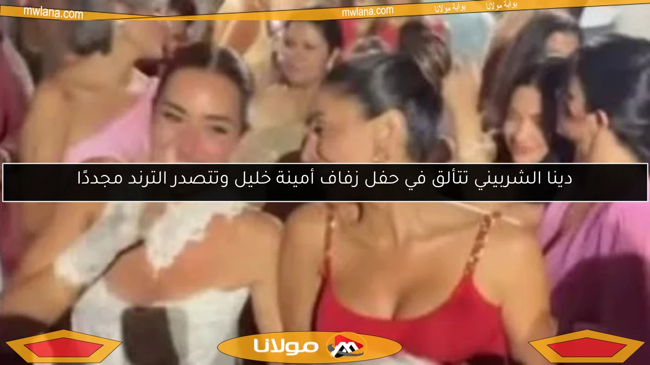 دينا الشربيني تتألق في حفل زفاف أمينة خليل وتتصدر الترند مجددًا