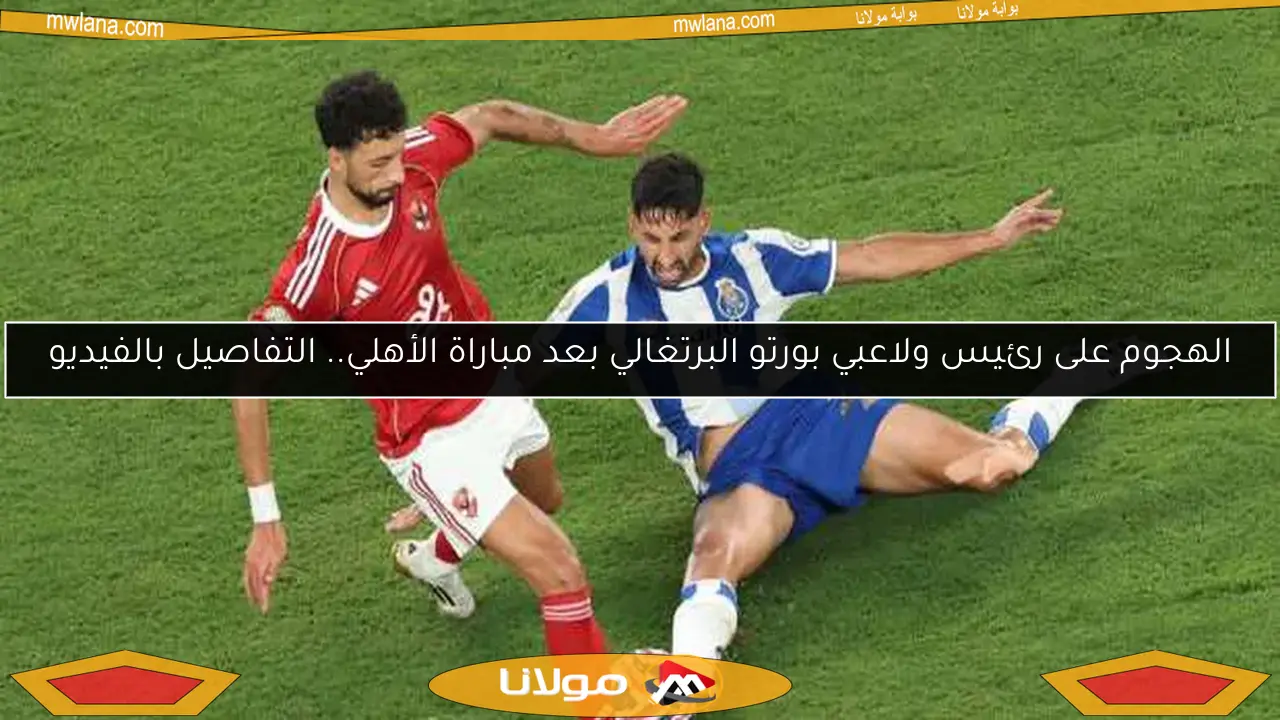 الهجوم على رئيس ولاعبي بورتو البرتغالي بعد مباراة الأهلي.. التفاصيل بالفيديو
