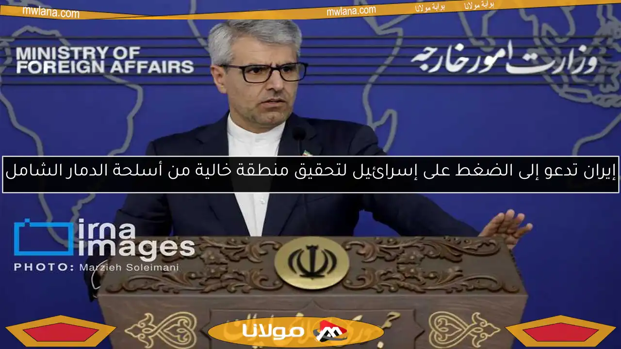 إيران تدعو إلى الضغط على إسرائيل لتحقيق منطقة خالية من أسلحة الدمار الشامل