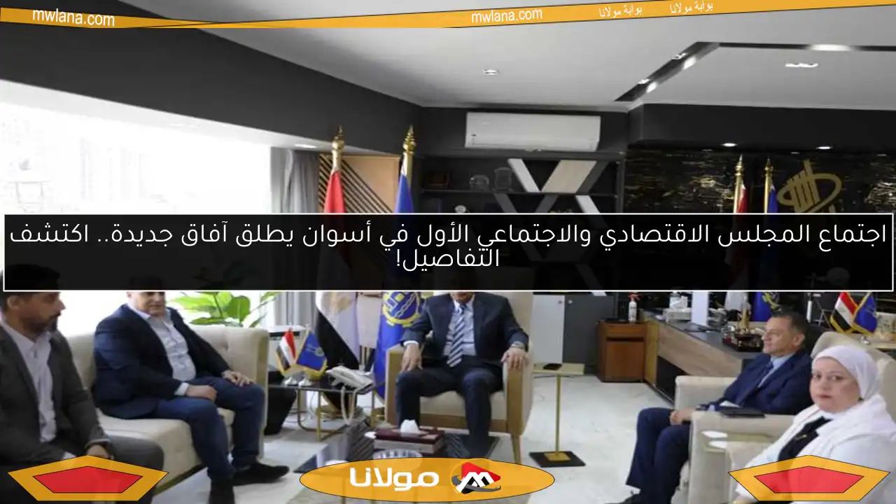 اجتماع المجلس الاقتصادي والاجتماعي الأول في أسوان يطلق آفاق جديدة.. اكتشف التفاصيل!