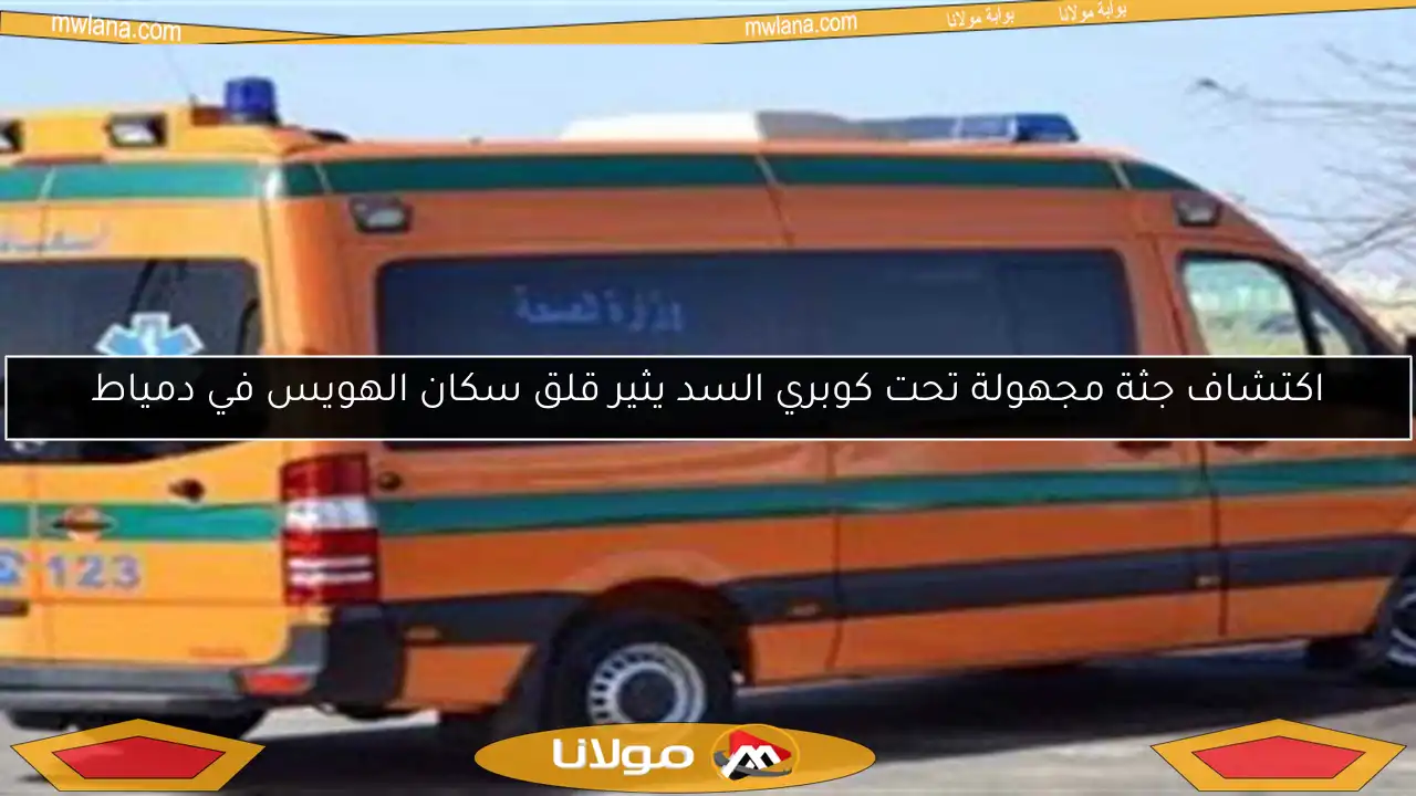 اكتشاف جثة مجهولة تحت كوبري السد يثير قلق سكان الهويس في دمياط