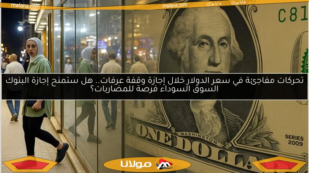 تحركات مفاجئة في سعر الدولار خلال إجازة وقفة عرفات.. هل ستمنح إجازة البنوك السوق السوداء فرصة للمضاربات؟