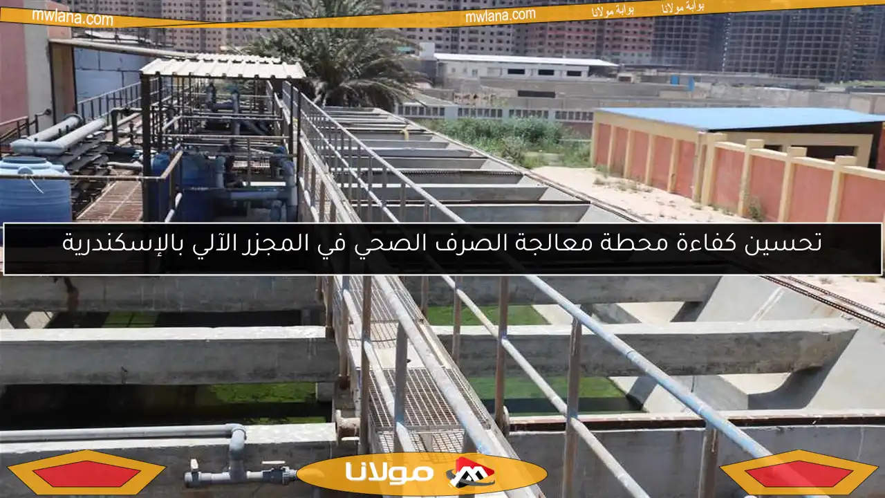 تحسين كفاءة محطة معالجة الصرف الصحي في المجزر الآلي بالإسكندرية