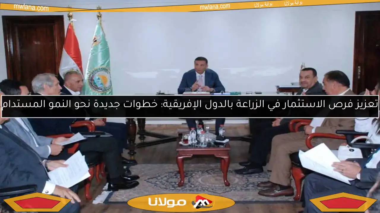 تعزيز فرص الاستثمار في الزراعة بالدول الإفريقية: خطوات جديدة نحو النمو المستدام