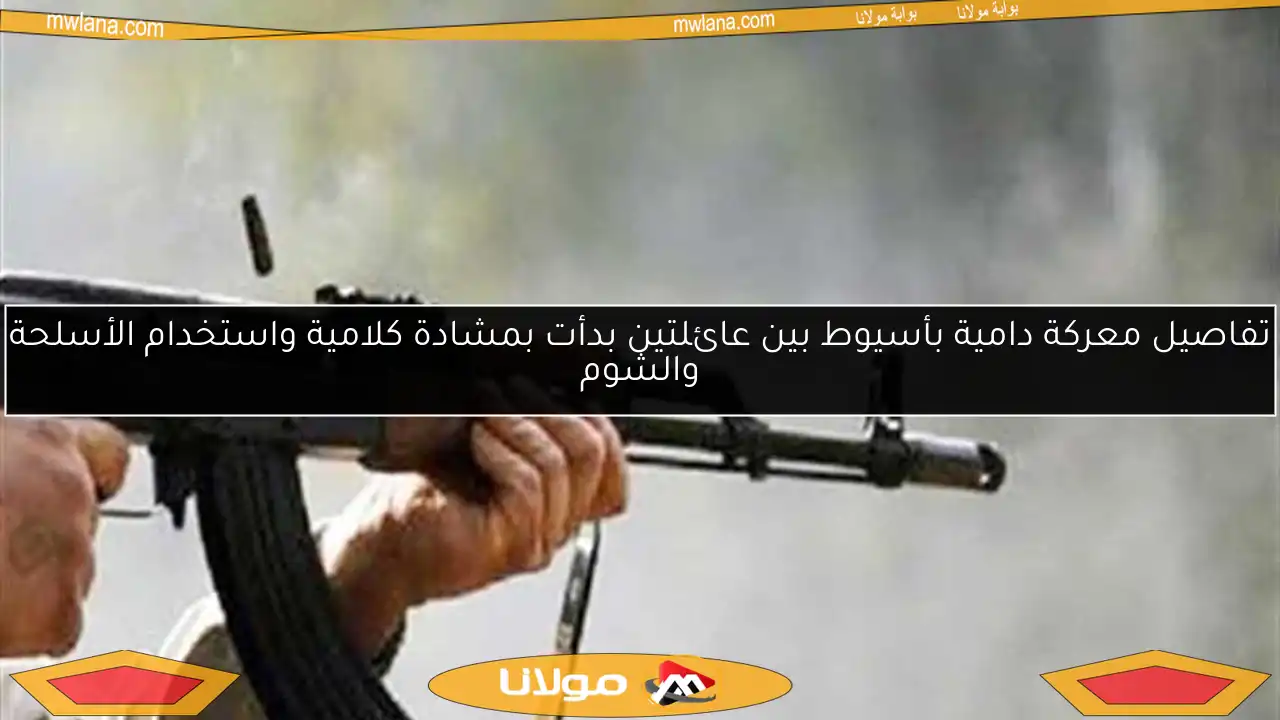 تفاصيل معركة دامية بأسيوط بين عائلتين بدأت بمشادة كلامية واستخدام الأسلحة والشوم