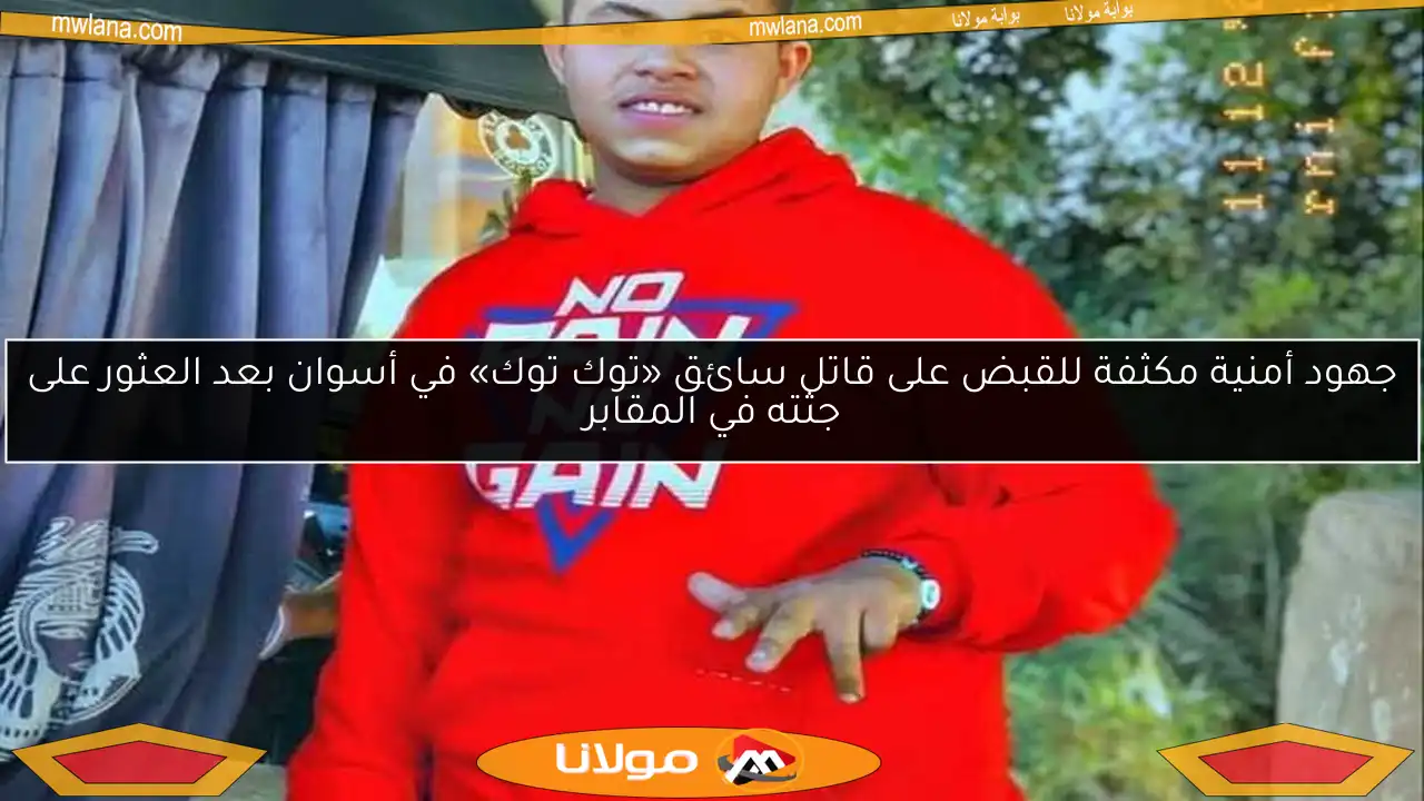 جهود أمنية مكثفة للقبض على قاتل سائق «توك توك» في أسوان بعد العثور على جثته في المقابر