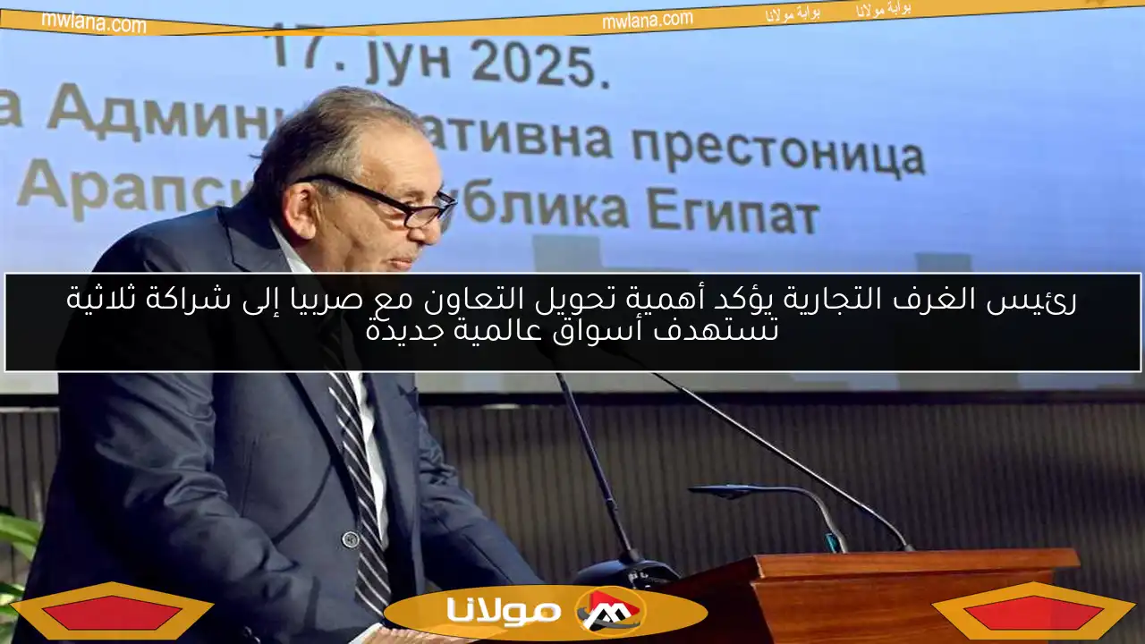 رئيس الغرف التجارية يؤكد أهمية تحويل التعاون مع صربيا إلى شراكة ثلاثية تستهدف أسواق عالمية جديدة