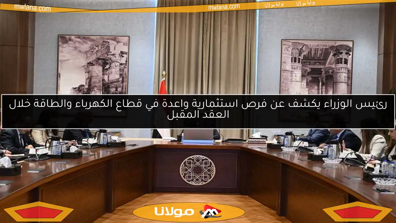 رئيس الوزراء يكشف عن فرص استثمارية واعدة في قطاع الكهرباء والطاقة خلال العقد المقبل