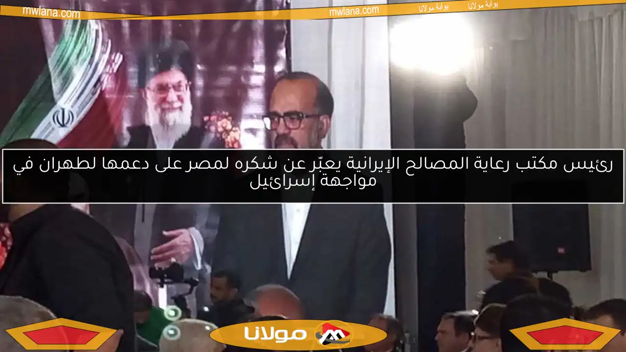 رئيس مكتب رعاية المصالح الإيرانية يعبّر عن شكره لمصر على دعمها لطهران في مواجهة إسرائيل