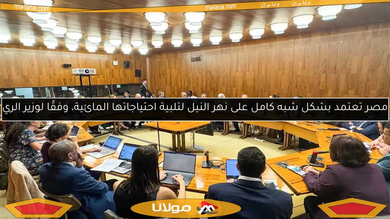 مصر تعتمد بشكل شبه كامل على نهر النيل لتلبية احتياجاتها المائية، وفقًا لوزير الري