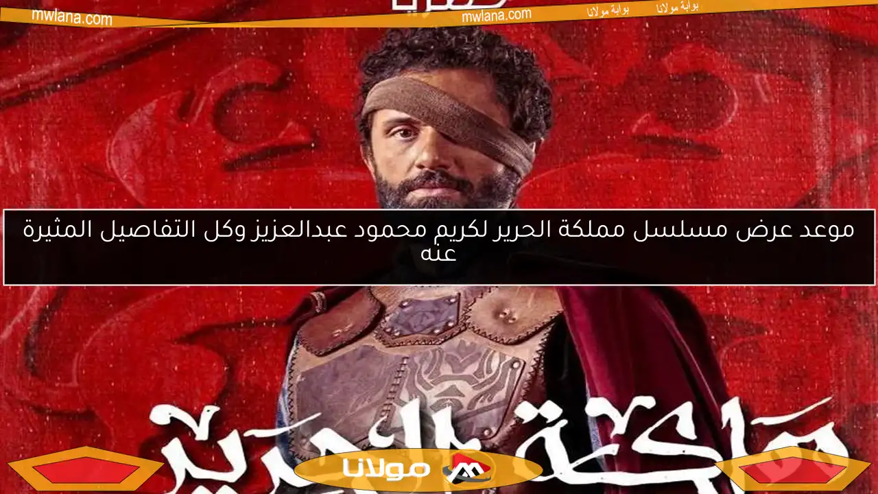 موعد عرض مسلسل مملكة الحرير لكريم محمود عبدالعزيز وكل التفاصيل المثيرة عنه