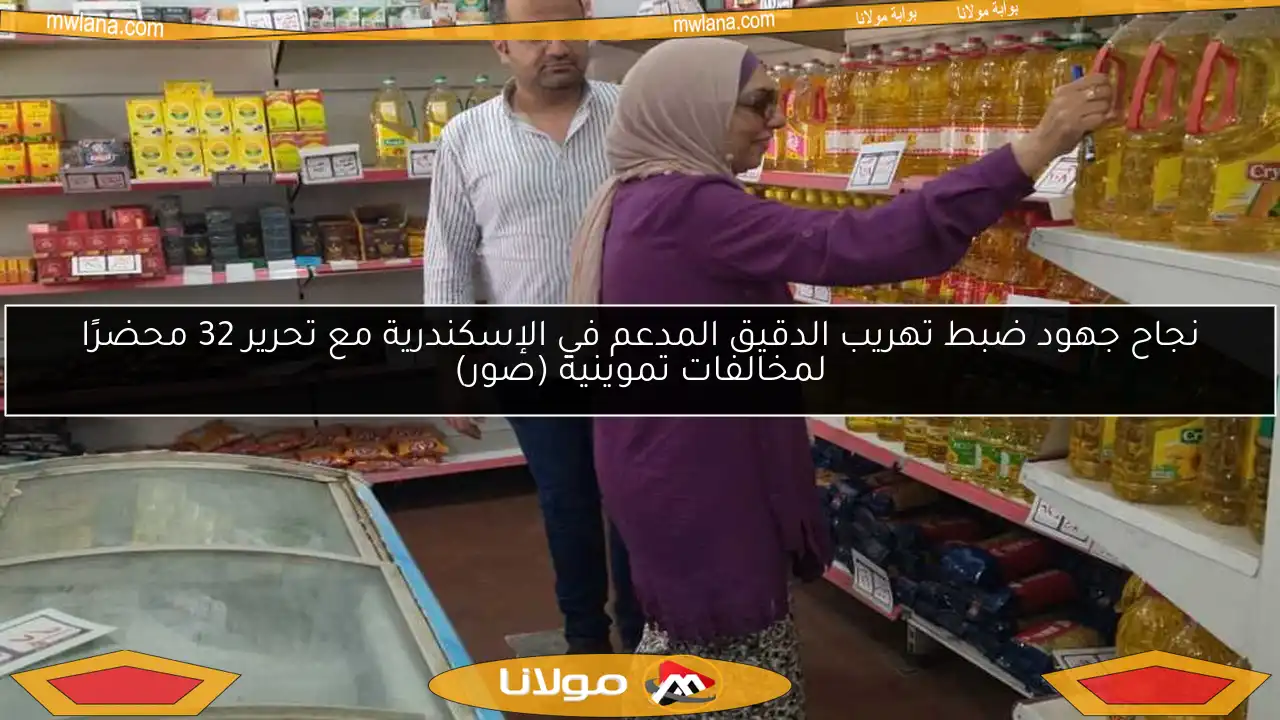 نجاح جهود ضبط تهريب الدقيق المدعم في الإسكندرية مع تحرير 32 محضرًا لمخالفات تموينية (صور)