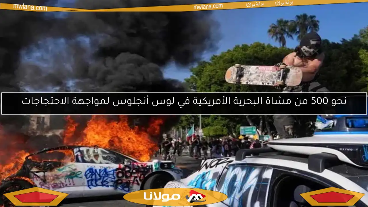 نحو 500 من مشاة البحرية الأمريكية في لوس أنجلوس لمواجهة الاحتجاجات