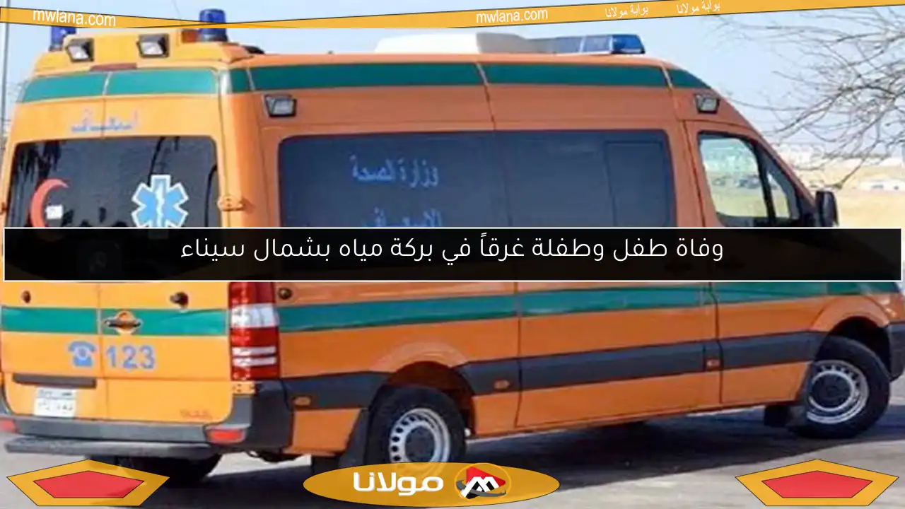 وفاة طفل وطفلة غرقاً في بركة مياه بشمال سيناء