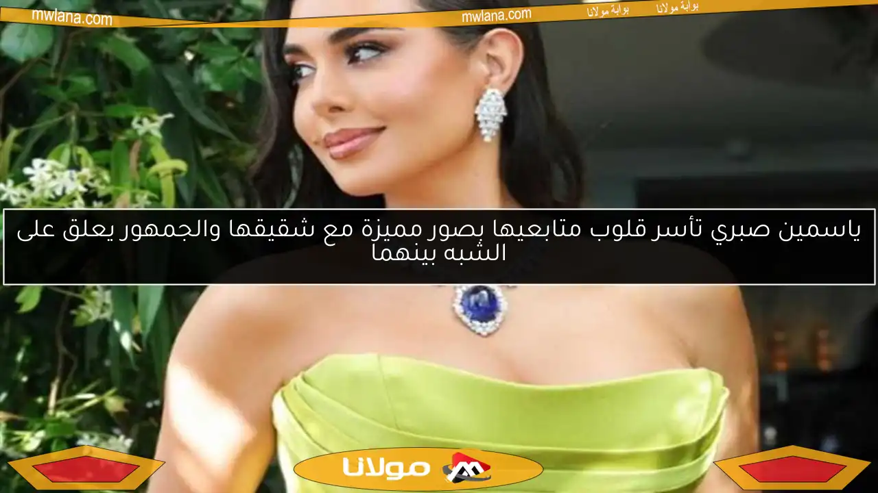 ياسمين صبري تأسر قلوب متابعيها بصور مميزة مع شقيقها والجمهور يعلق على الشبه بينهما