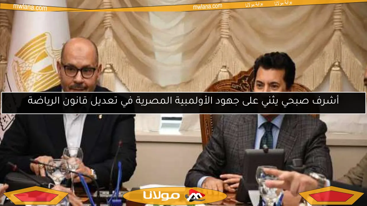 أشرف صبحي يثني على جهود الأولمبية المصرية في تعديل قانون الرياضة